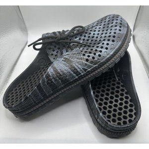 Cromer Resortwear Clogs blue and Black camo slides slip on Size 6/7 water shower